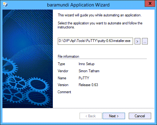 screenshot of baramundi Management Suite